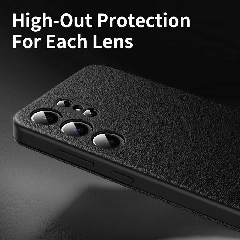 Flip Leather Card Slot All-Inclusive Phone Case For Samsung S25 Ultra S24 FE S23 A22 A55 Luxury Soft Shockproof Anti-Fall Cover