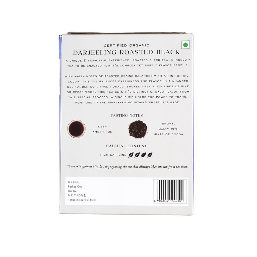Makaibari Darjeeling Roasted Black | 500 Gms Loose Leaf Tea | Roasted Black Tea | Monocartoon Tea Pack | Strong Tea