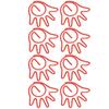 100Pcs Paper Clip Metal Hand Shaped Design Rustproof Paperclip Decoration for   School
