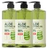 Asome 99% Aloe Vera Aloe Soothing Gel Large Capacity Moisture Cream 1000ml, 3 Units