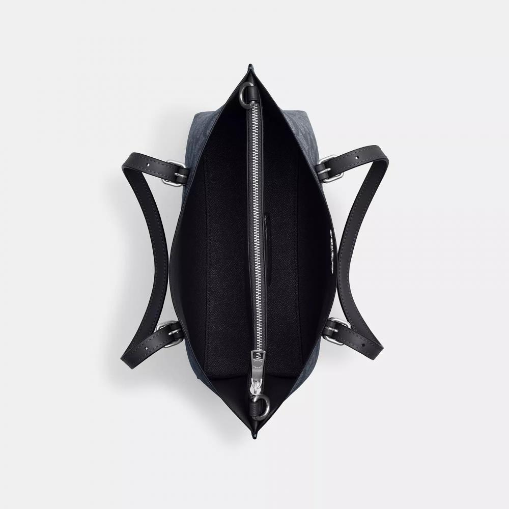 Coach Сумка Mollie 25 из канвы Signature золотисто-коричневый черный