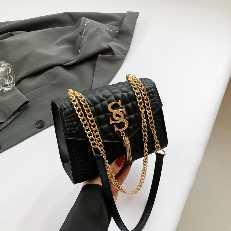 Сумка Niche Design для женщин, новая модная, высококачественная, простая сумка через плечо, маленькая квадратная сумка на цепочке