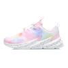Кроссовки для бега с низким верхом LiNing Youth Night Glow Hero с нескользящей подошвой и амортизацией, детские кроссовки розового цвета YKCR134-2