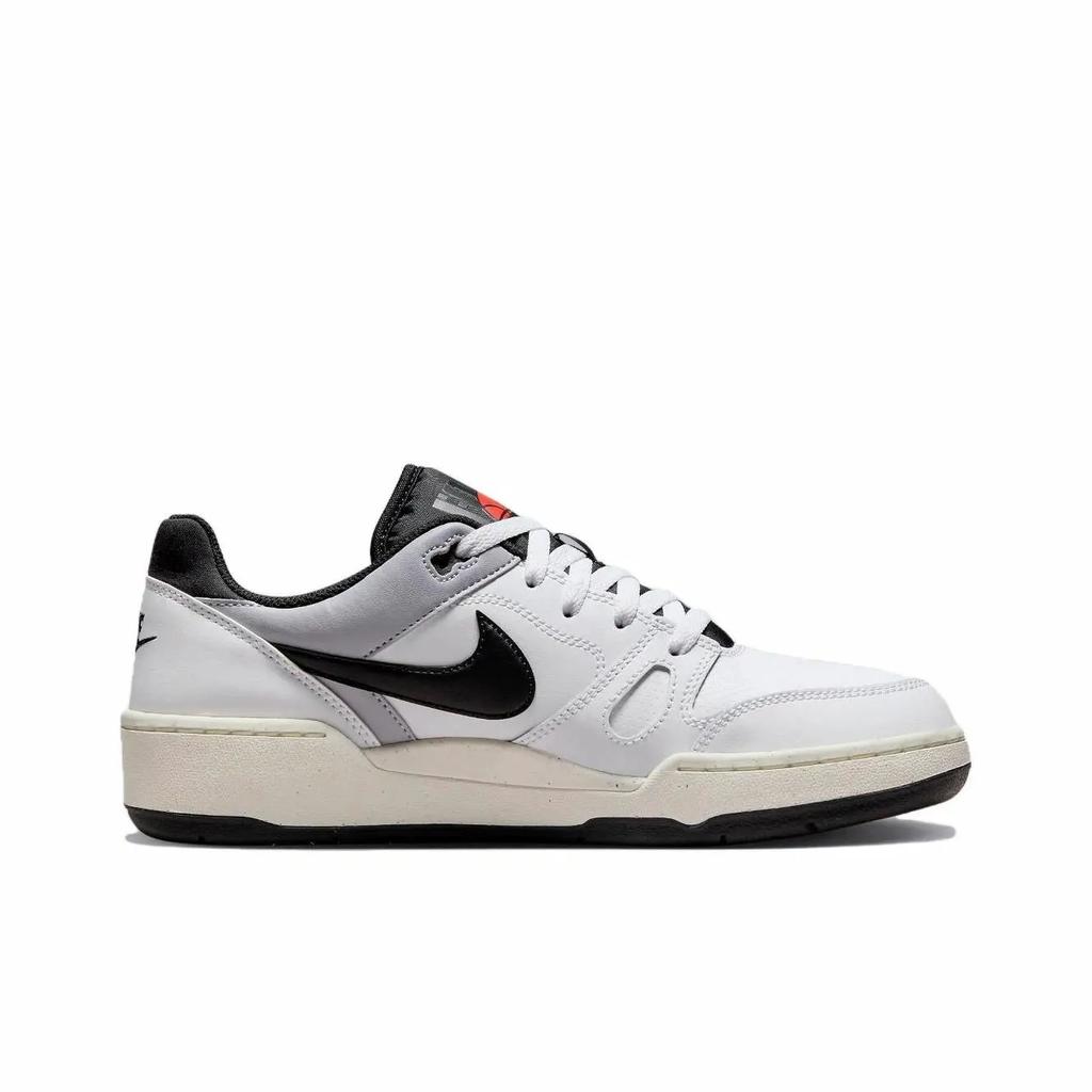 Nike Full Force Synthetic Leather Low Fashion Comfortable Versatile Low-Top Kids Casual Shoes Men Casual Shoes White Black FD1362-101