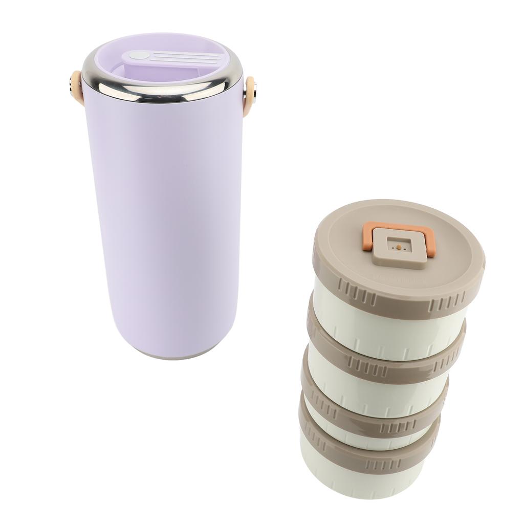 Вакуумная банка для еды 3,4 л из нержавеющей стали с широким горлом, герметичная, портативная, для горячей еды