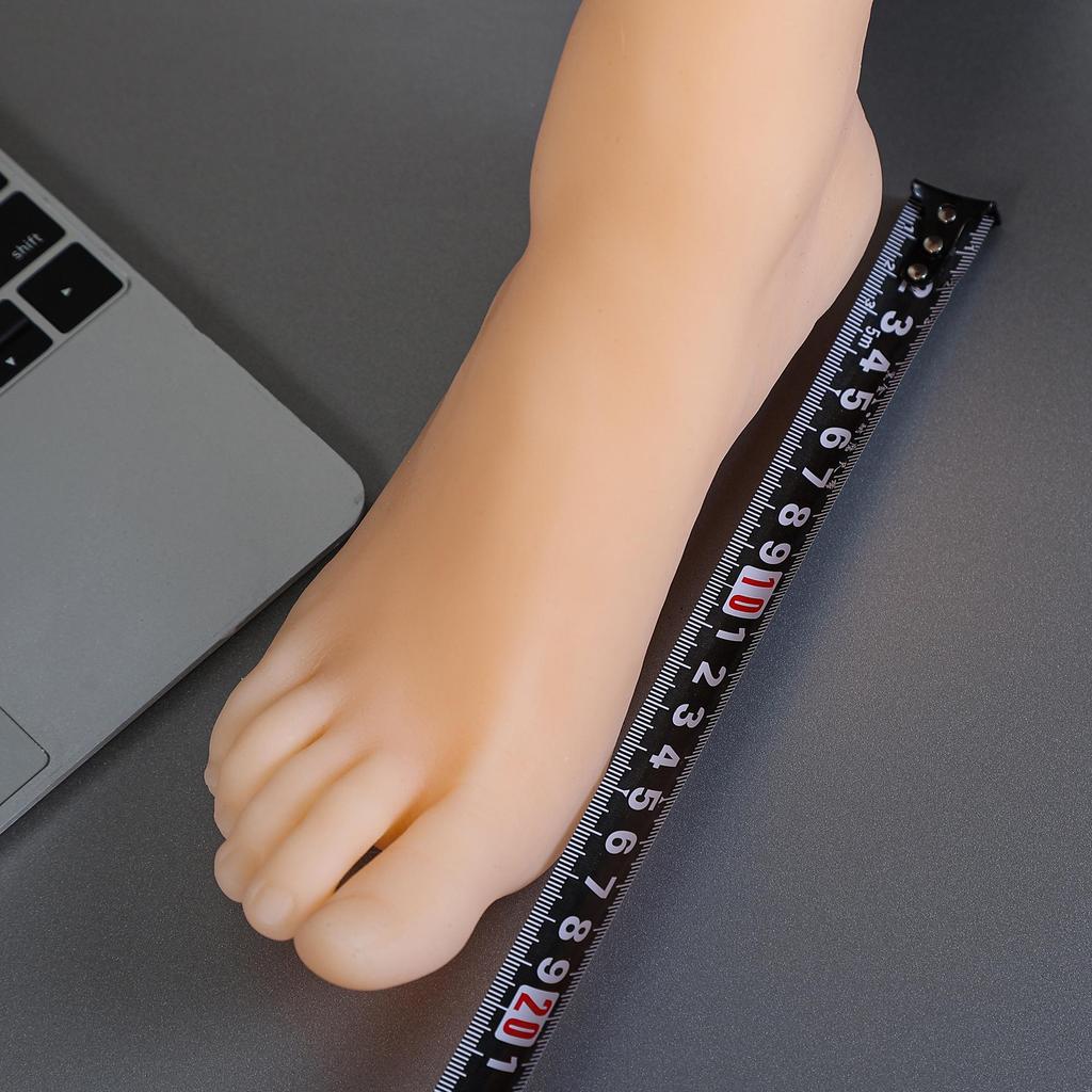 Silicone Mannequin Feet Fetish Female Foot Model Fake Nail Art Display Tassel Bone Ankle Dummy Human Medical 3604