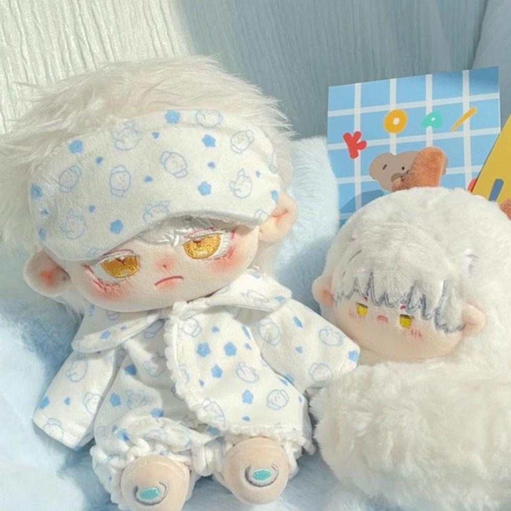 With Eye Mask Doll Sleep Clothes  For 15cm/20cm Cotton Doll/for 1/12 BJD Dolls
