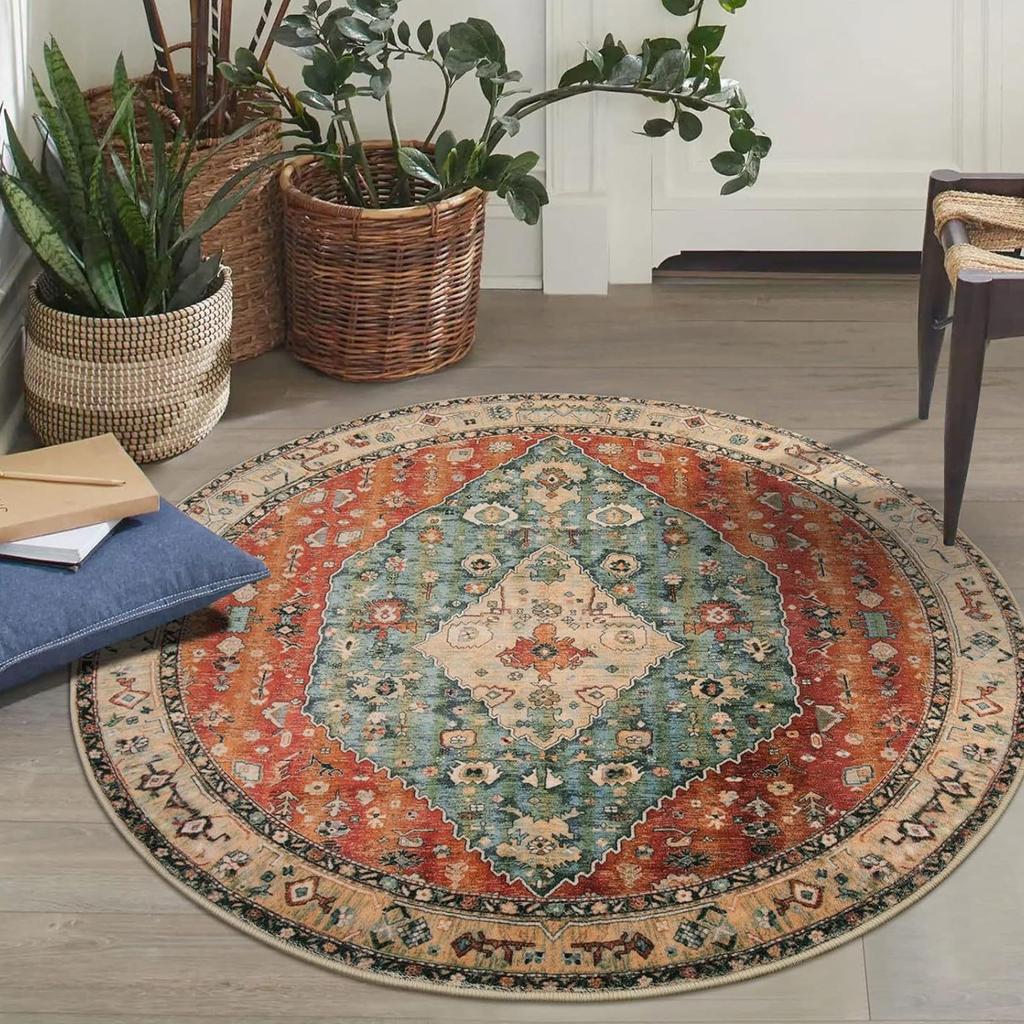Optical Rug, Circular Vortex Rug, Decorative Deep-pile Rug, Fun Non Mat. Suitable For Living Rooms, Bedroom