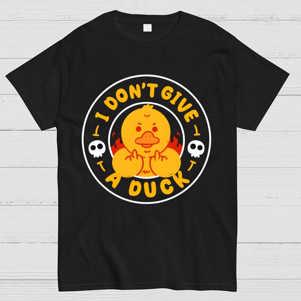 I Don’t Give A Duck Cotton Summer Casual Cool Loose T-Shirt
