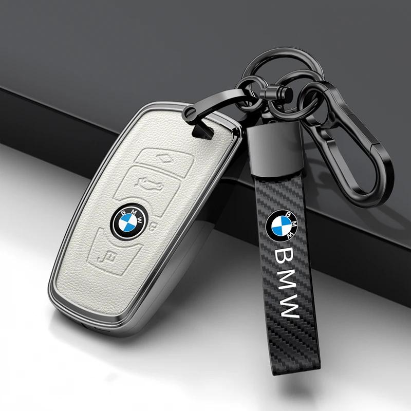 Car Key Case for BMW 216i F46 X1 X2 X3 X5 X6 GT 2 5 6 7 Series 3 4 Buttons Smart Keyless Remote Control Fobs Protector Cover UG6