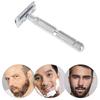 Stainless Steel Safety Razor Traditional Men's Double Edge Shaving Razor Manual Beard Razor Shaving Tool