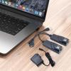 USB-удлинитель Ethernet с адаптером питания, USB 2.0, удлинитель сетевого кабеля до разъема RJ45, Plug and Play, для камеры, мыши, клавиатуры