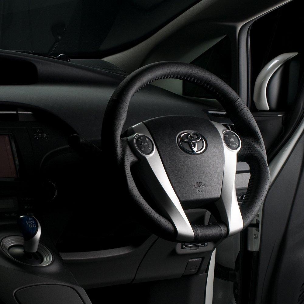 НАСТОЯЩИЙ Оригинальная серия Кожаный руль PHV [Prius] (30 серия) Включено] 30-2-LPB