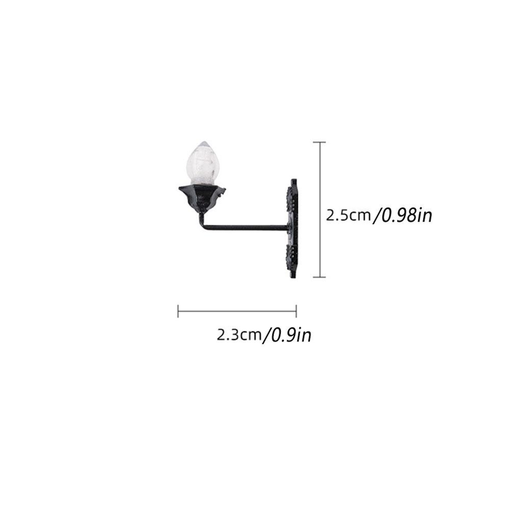 Микро Ландшафтный Настенный Светильник Аксессуары Маленький Сценический Макет Аксессуар Освещение Украшения DIY Строительный Светильник Модель Светильники Декор