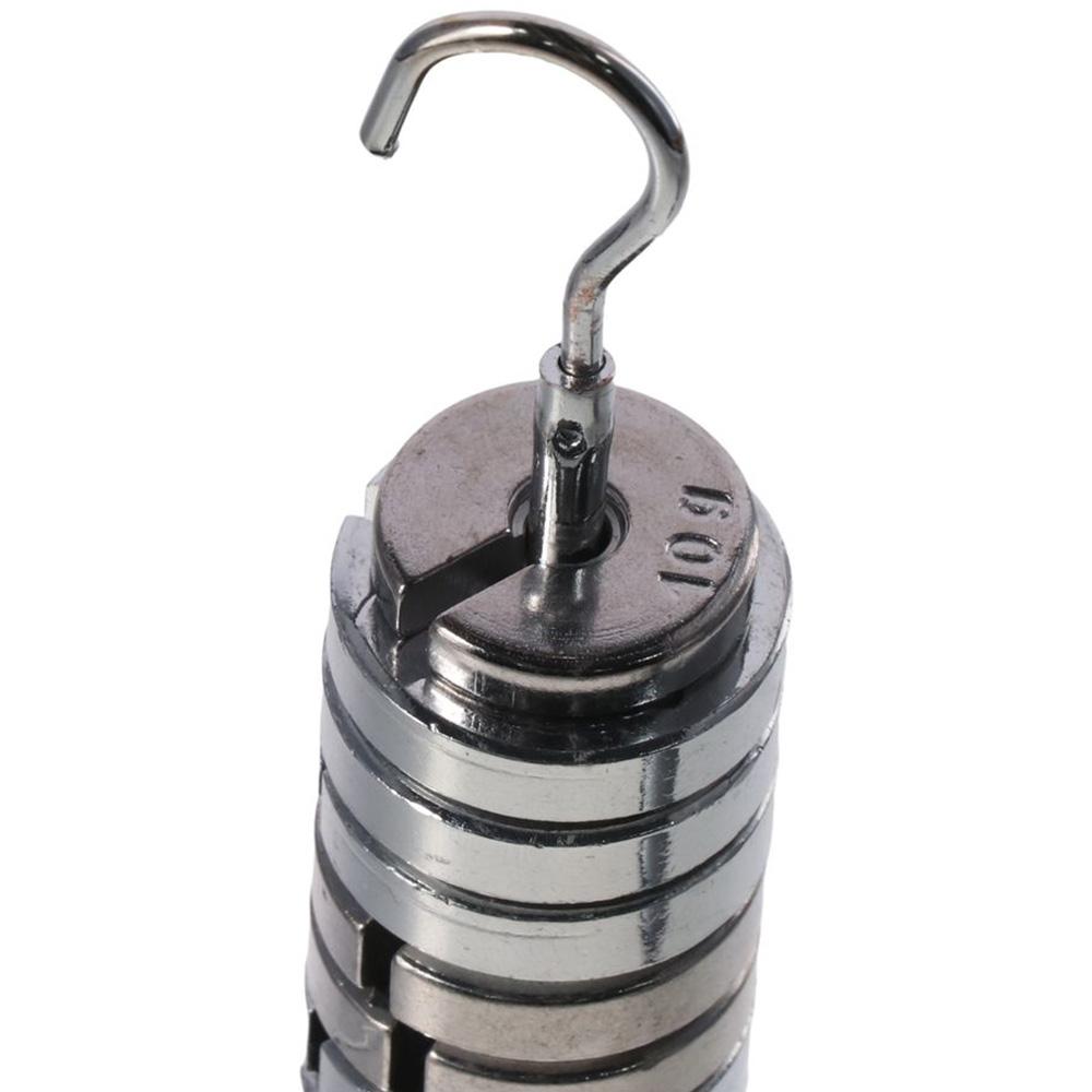 Premium Brass Slotted Weight Set Silver Lab Slotted Mass Set with Hanger & Case General Science