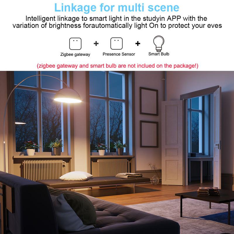 Tuya Zigbee/WiFi Умный датчик присутствия человека Миллиметровый радарный детектор Детекция освещенности/расстояния Для Z2M Поддержка Home Assistant