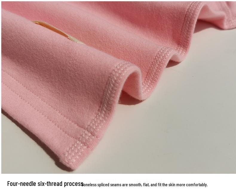 Унисекс Детский Хлопковый Термокомплект: Уютный топ с высоким воротом и брюки с начесом для осени/зимы