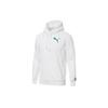 Puma Logo Print Casual Sport Pullover Hoodie Men Tops White 596632-12
