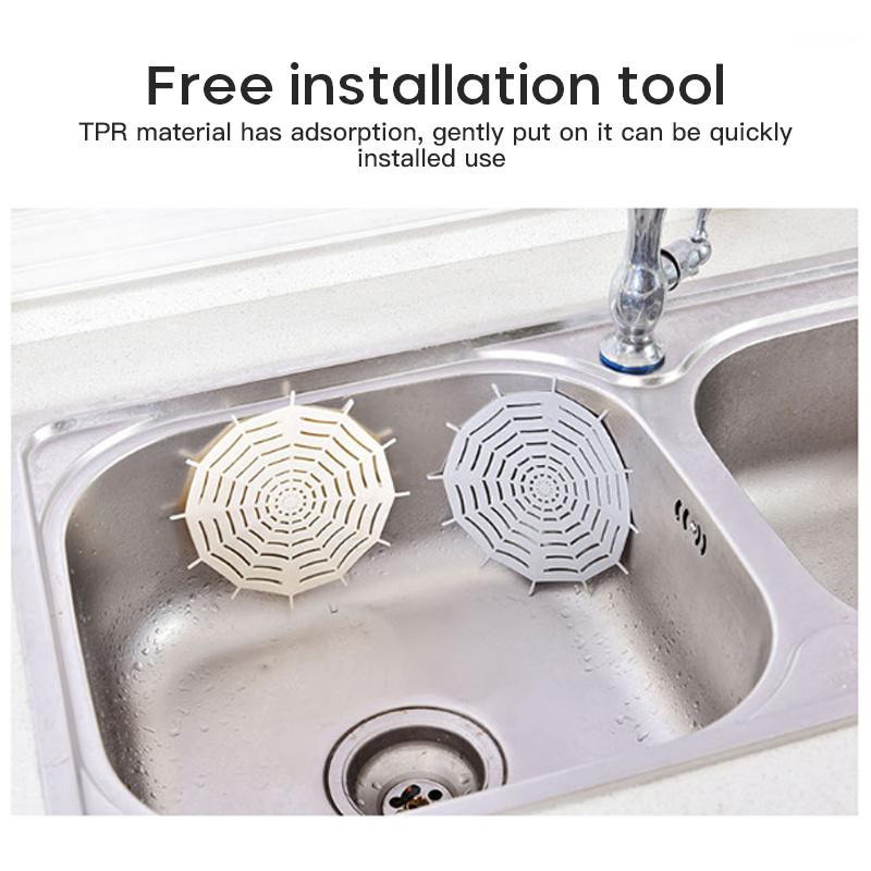 Антиблокировочная крышка для сливного отверстия в полу для ванной комнаты, крышка сливного фильтра для волос всасывающего типа, канализационный противозасоряющийся фильтр