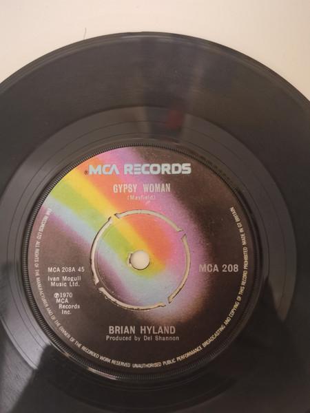 7inch Record BRIAN HYLAND - Gypsy Woman MCA208 MCA Records 1975 UK Rock Used