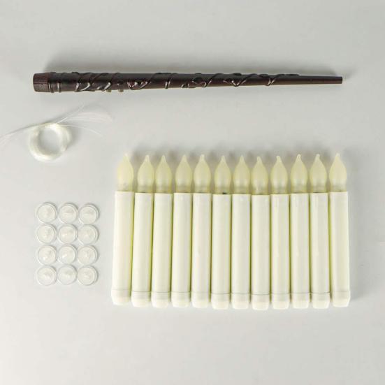 12 шт. Подвесные свечи, беспламенные плавающие свечи с дистанционным управлением, работающие от батареек