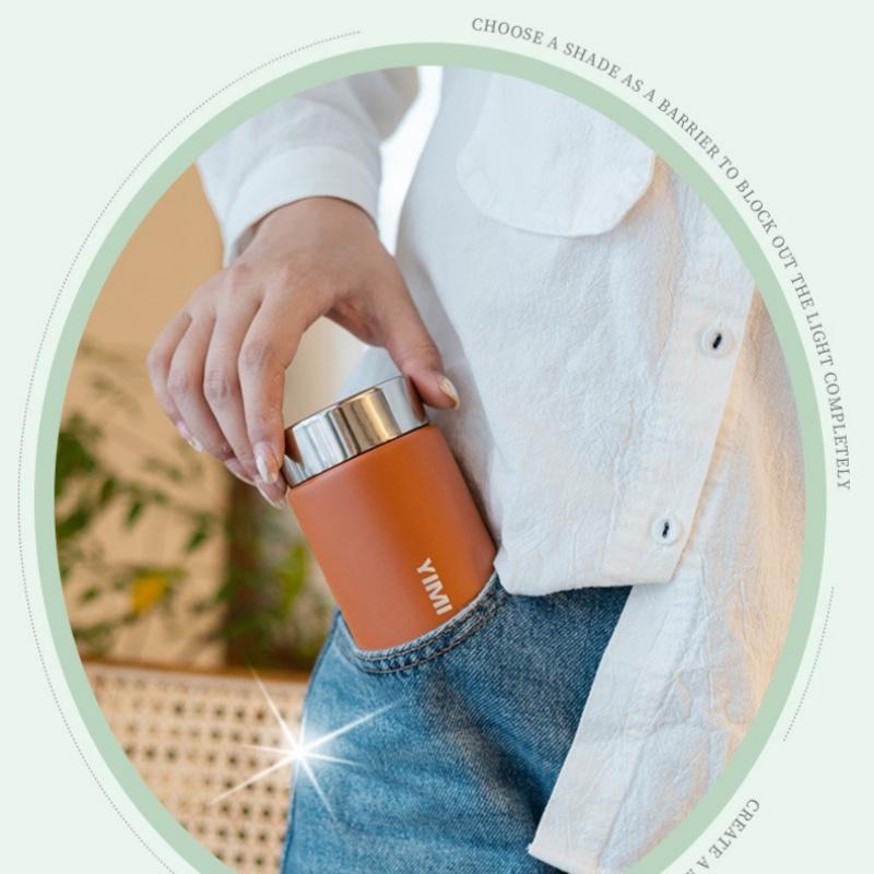 Macaron Mini Cup 230ml for Girls Simple Compact Convenient 316 Stainless Steel Portable Coffee Cup Household Kitchen Supplies