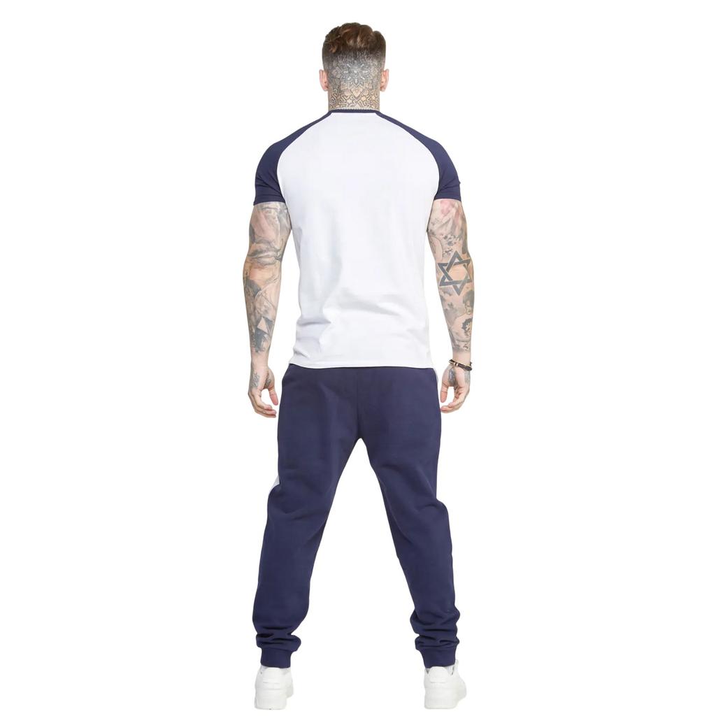 SikSilk Unisex Adult Contrast Jogging Bottoms