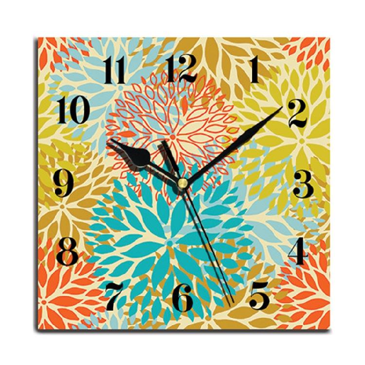 Тихие деревянные настенные часы без тиканья, на батарейках, в деревенском ретро-стиле