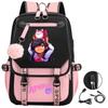 Harajuku Simple and Versatile Junior High School Student Schoolbag Female Lightweight Large-capacity Junior High School Student Backpack