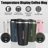 Temperature Display 510ML Coffee Mug Thermal Mug Thermo Cafe Leak_Proof Travel Thermo Cup for Tea Water Coffee Car Thermos Mug