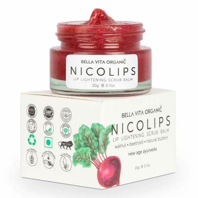 NicoLips Бальзам-скраб для губ Осветляющий Brightening Dark/Smoker Lips 20г