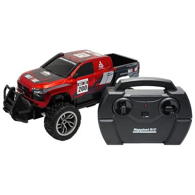 Радиоуправляемая модель раллийного автомобиля Mitsubishi Triton в масштабе 1/20 от Happinet, для детей от 6 лет и старше.