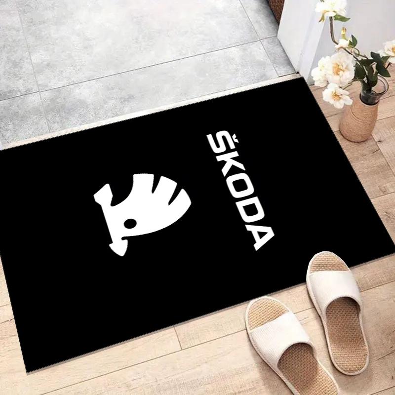 Полиэстеровый ковер Skoda, Мягкий коврик для помещений под офисное кресло, в гостиную, к компьютерному столу - Декоративный дизайн коврика для домашнего офиса