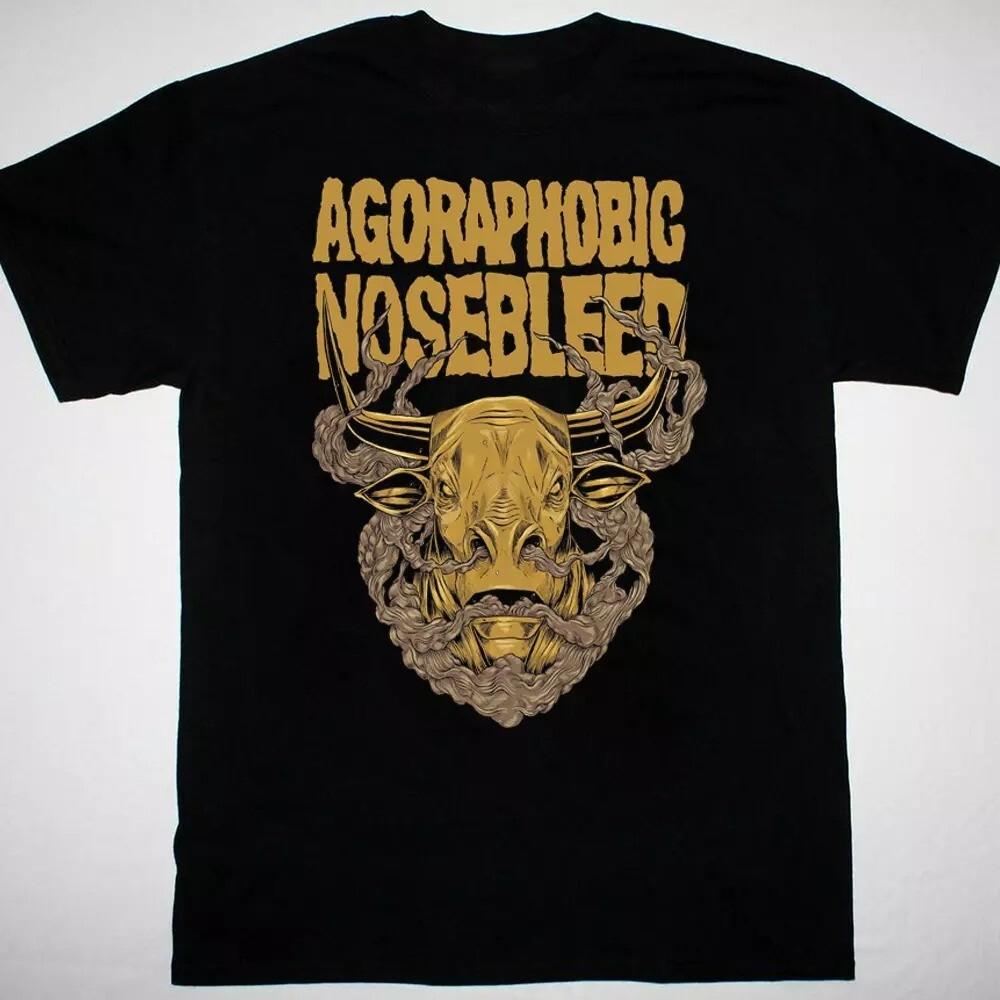 NEW Agoraphobic Nosebleed band artwork black T-shirt Unisex S-5Xl