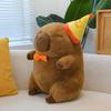 Summer style series capybara plush toy seaside scenic spot souvenir travel floral skirt capybara doll
