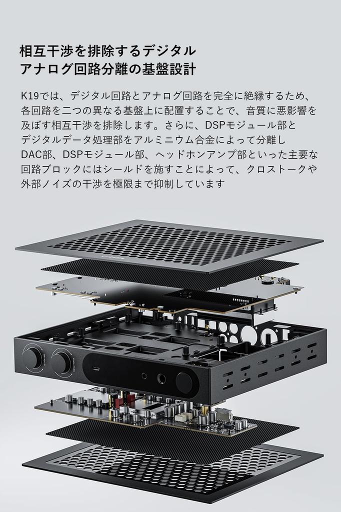FIIO K19 от авторизованного внутреннего номера FIIO Настольная аудиосистема [Магазин отгрузки/серийный номер в комплекте] (Серебряный)