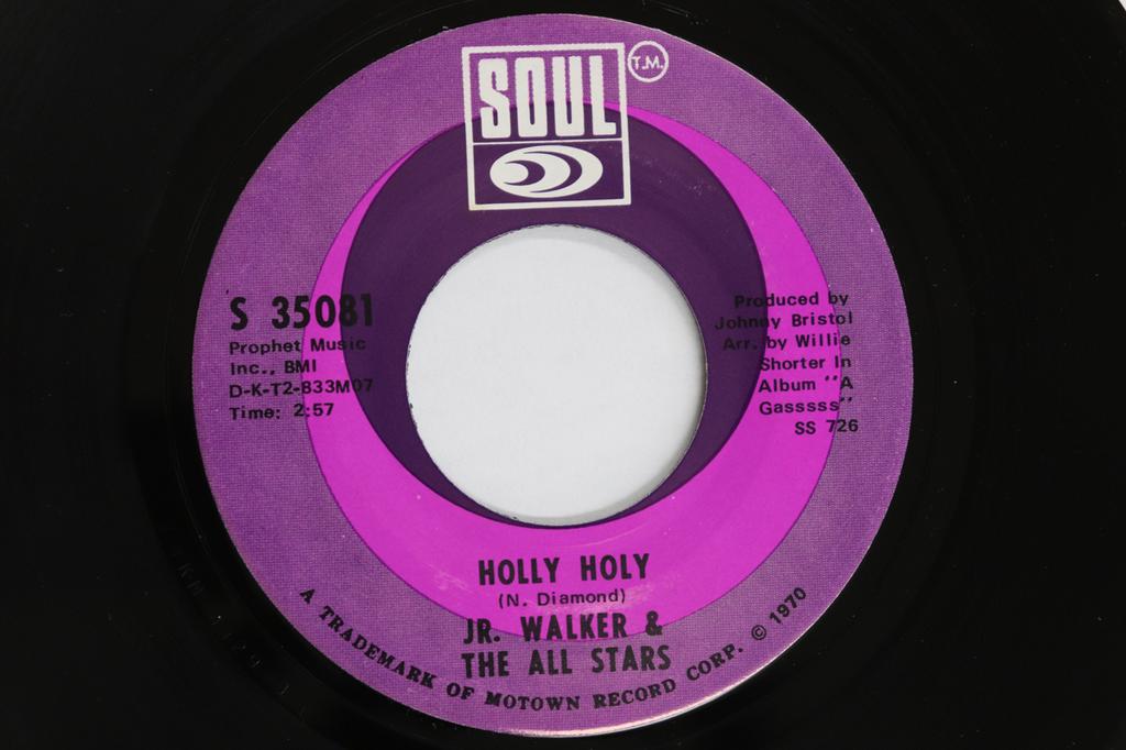 7inch Record JUNIOR WALKER & THE ALL STARS - Holly Holy S35081 SOUL 1970 US Soul/Funk Used