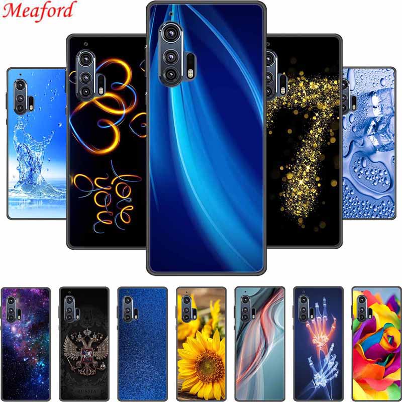 6.7" Чехол для Motorola Moto Edge Plus Новый Фото Черный Силикон Мягкая Задняя Крышка Чехол Для Motorola Edge Plus 2020 Чехол для Телефона Capa