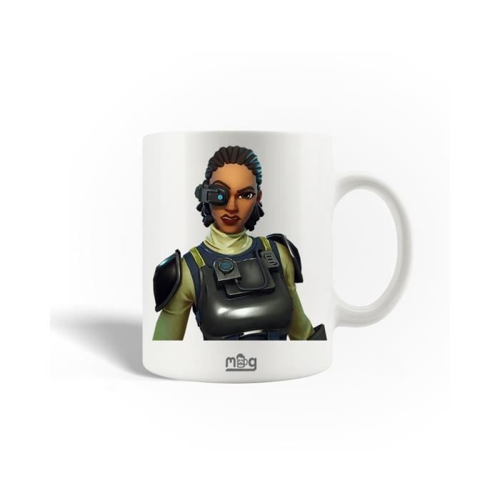 Mug en Céramique - Fortnite - Steelsight - 30cl - Compatible Lave-Vaisselle - Blanc
