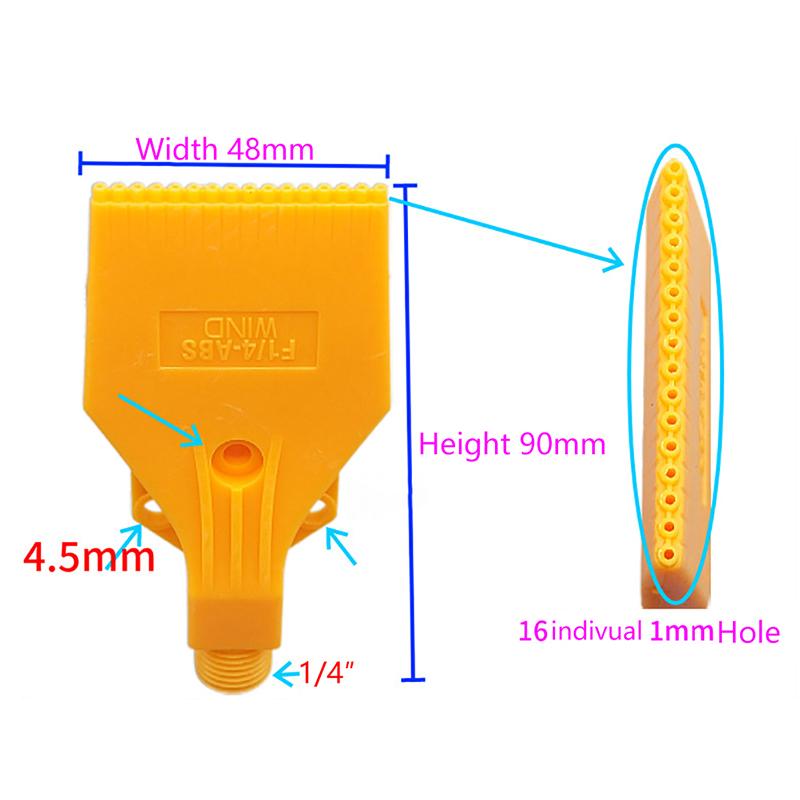 Nozzle Abs Air Knife Nozzle Air Compressed Drying Nozzle Air Blower Wind
