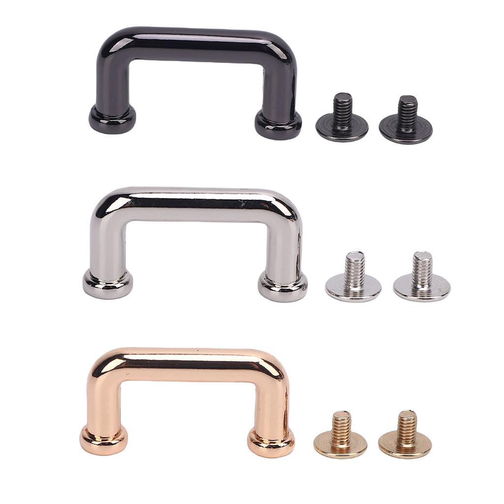 10 шт. пряжка для арочного моста 19x11x5 мм из сплава с D-образным кольцом и винтами PH для сумок Clo