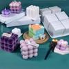 Силиконовая форма куб - Формы для DIY ароматерапевтических свечей-шаров, Креативная форма для выпечки и муссовых тортов