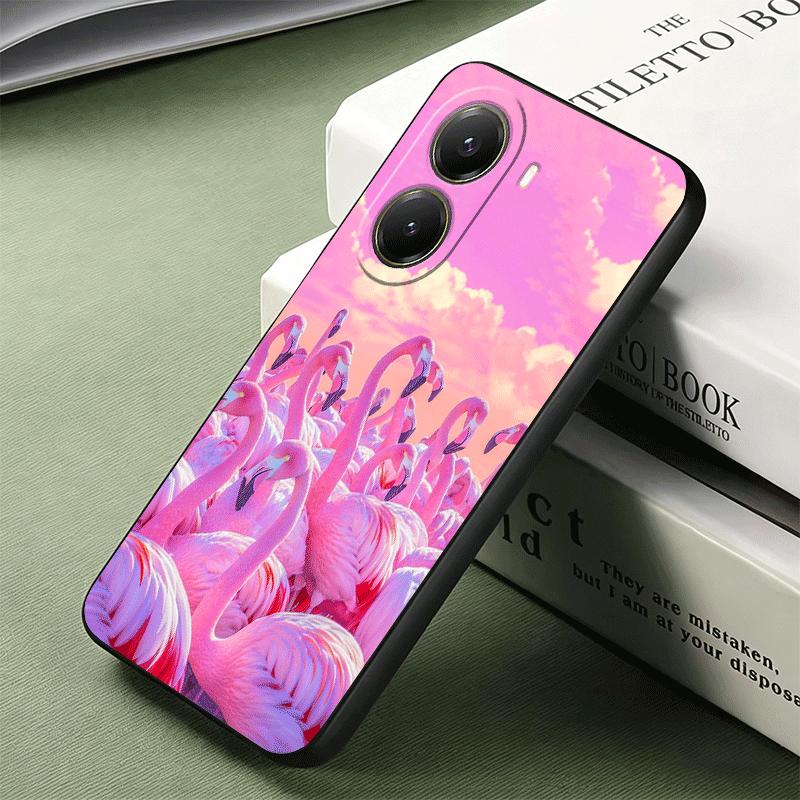Pink Red Dreamy Flamingo Soft Phone Case for Xiaomi Poco X5 X6 X7 X8 Pro Max X3 F7 F8 Ultra M8 M7 M6 M5 Redmi 15 15C 14C 13C 12C