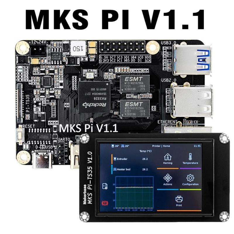 Контроллер платы управления MKS PI V1.1 64-битный SOC-onboard PI-TS35 Дисплей Klipper для материнской платы 3D-принтера
