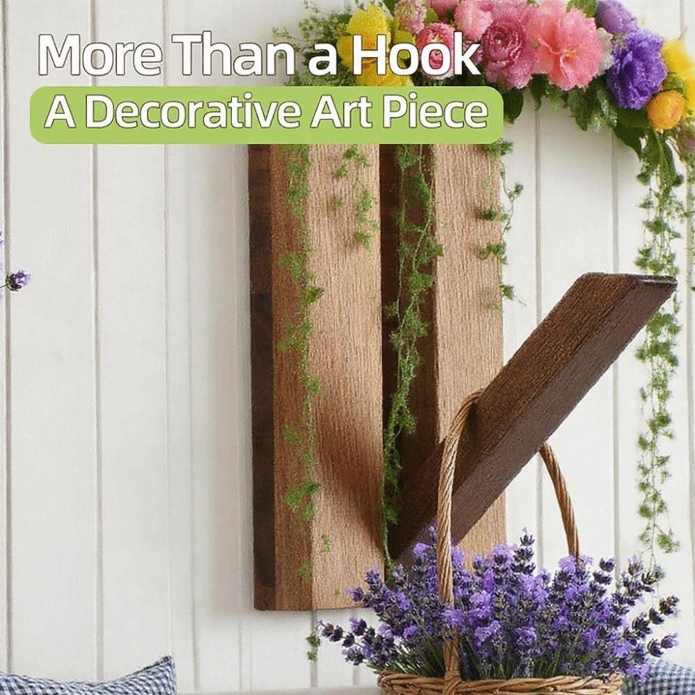 Handmade Piano Key Shaped Hooks Foldable Entry Wall Hooks Wall Mounted Coat Racks  Home Porch Door