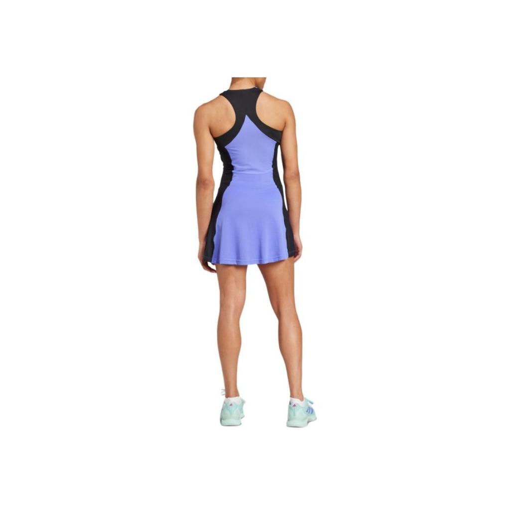 Adidas Aeroready Premium Dress Comfortable Soft Breathable Sleeveless Mini Dress Women Dress Cobalt-Blue IM9123