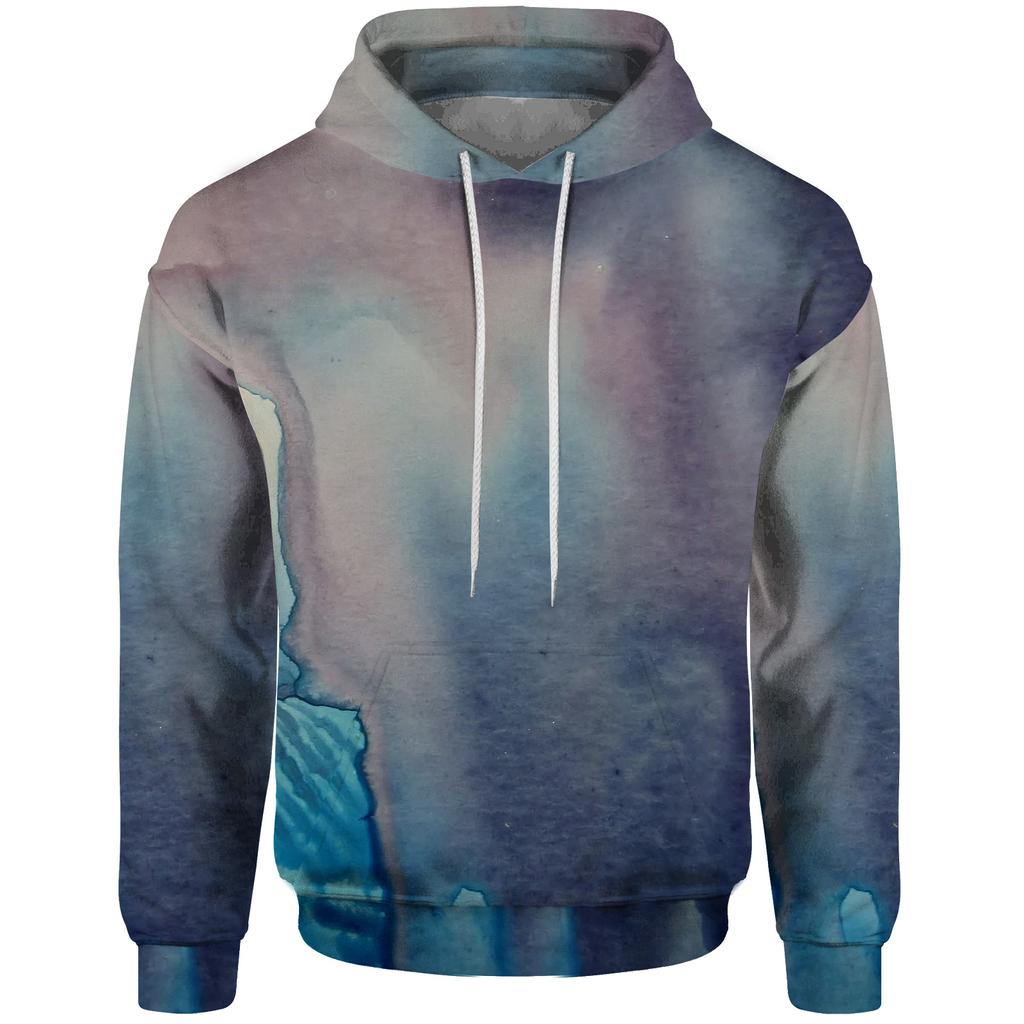 Autumn and Winter Male Clothes Digital Printing New In Hoodies & Sweatshirts Trend Clothing Five-pointed Star Hoodie Sweatshirt