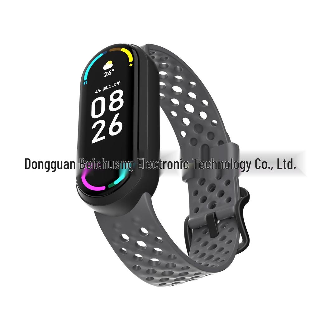 Силиконовый ремешок с дизайном "облако" для Xiaomi Mi Band 8/9/10