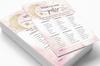 Inkdotpot 50A  Advice CardsA  For Baby Shower Game Glitter Star Advice For New Mom & Dad Gender Reveal Boy Or GirlA  Party
