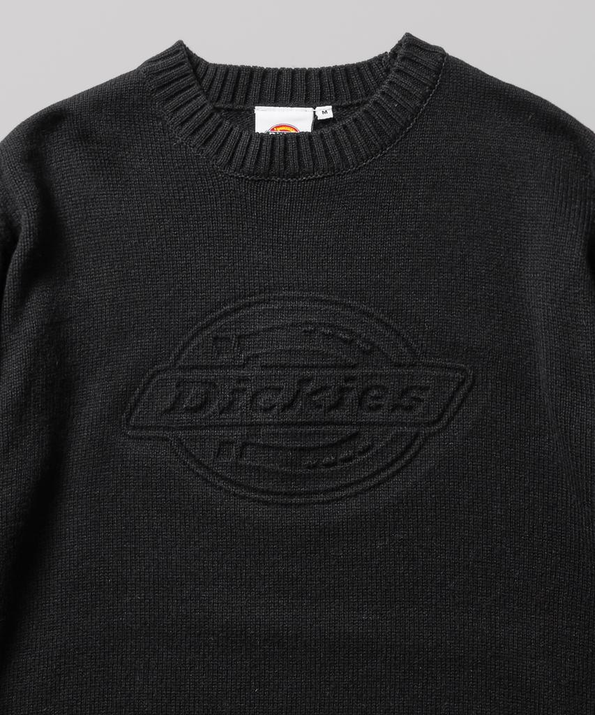 DICKIES Embossed Logo Pullover Knit Black
